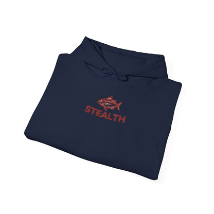 STEALTH Fish Graphic Hooded Sweatshirt