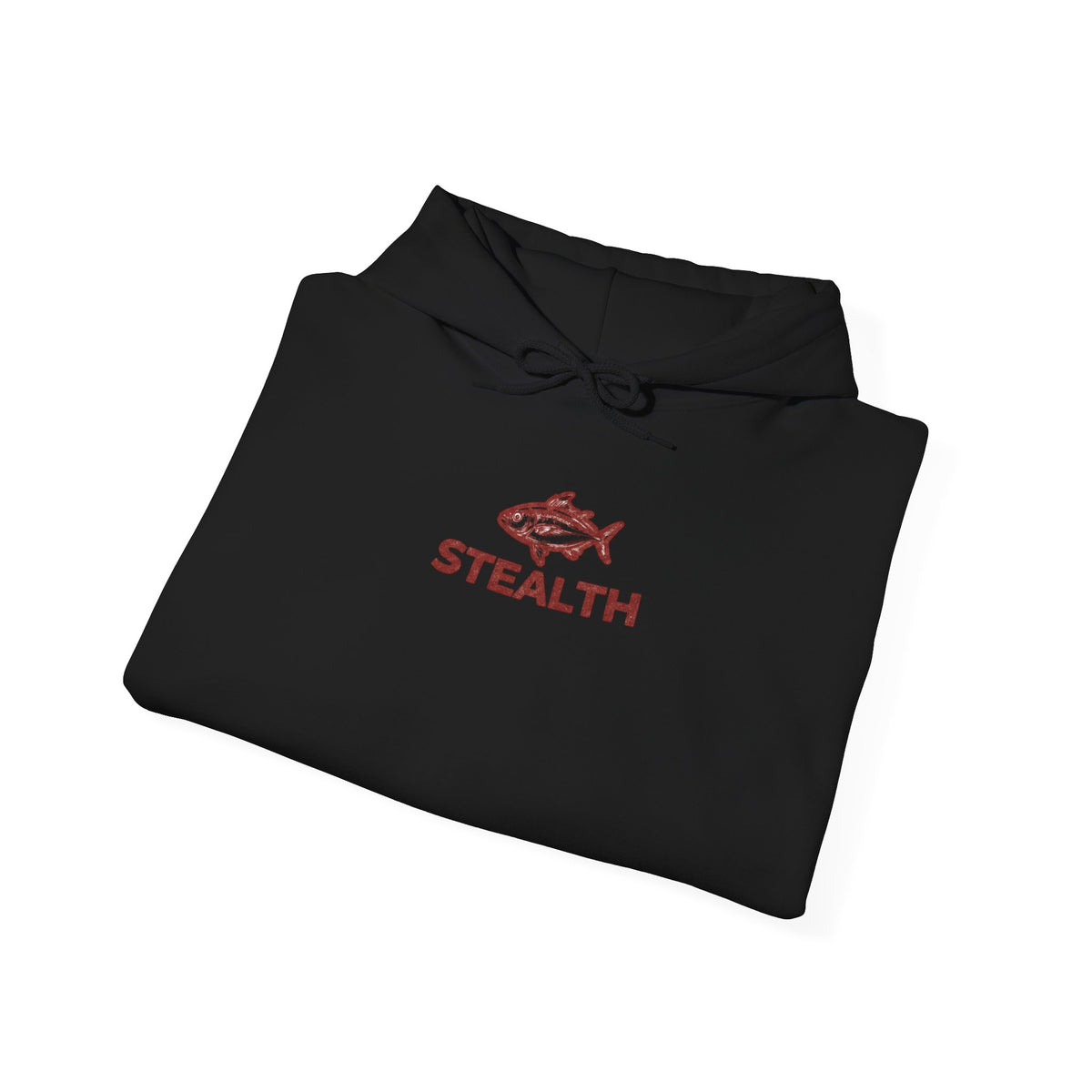 STEALTH Fish Graphic Hooded Sweatshirt