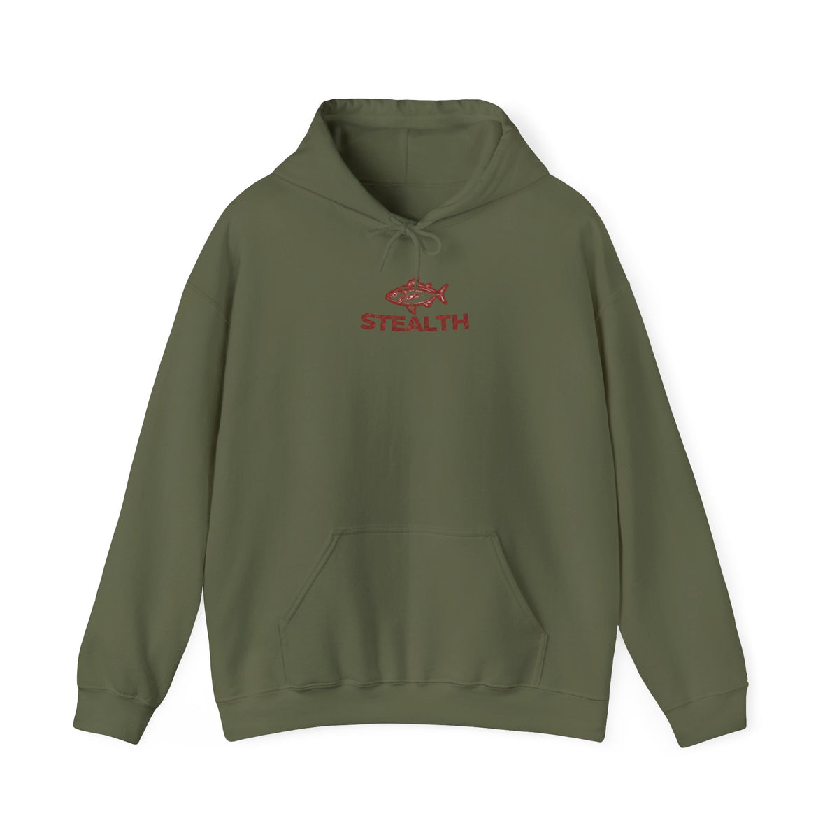 STEALTH Fish Graphic Hooded Sweatshirt