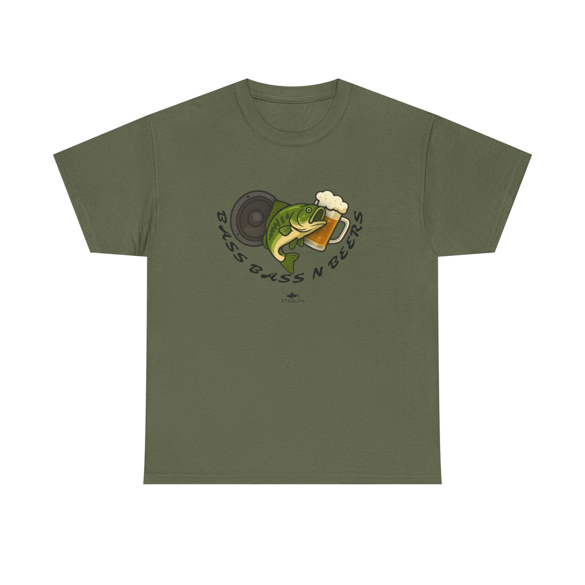 STEALTH Bass Bass n Beers T shirt