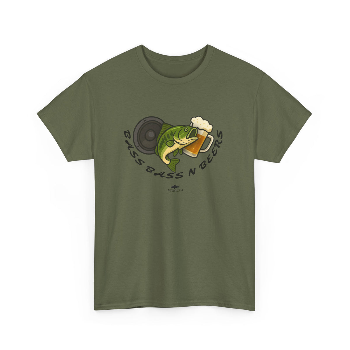 STEALTH Bass Bass n Beers T shirt