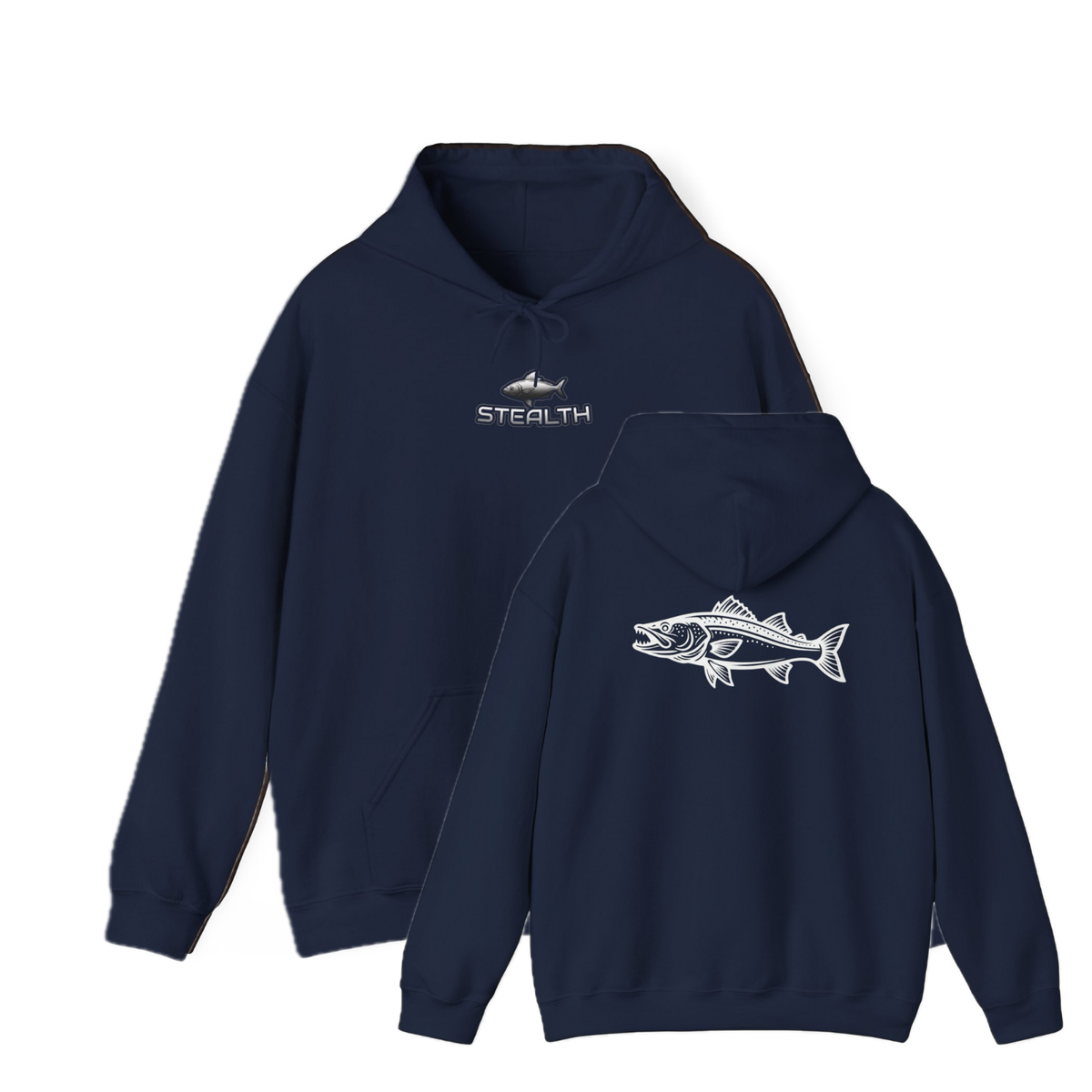STEALTH Back Graphic Fishing Hoodie